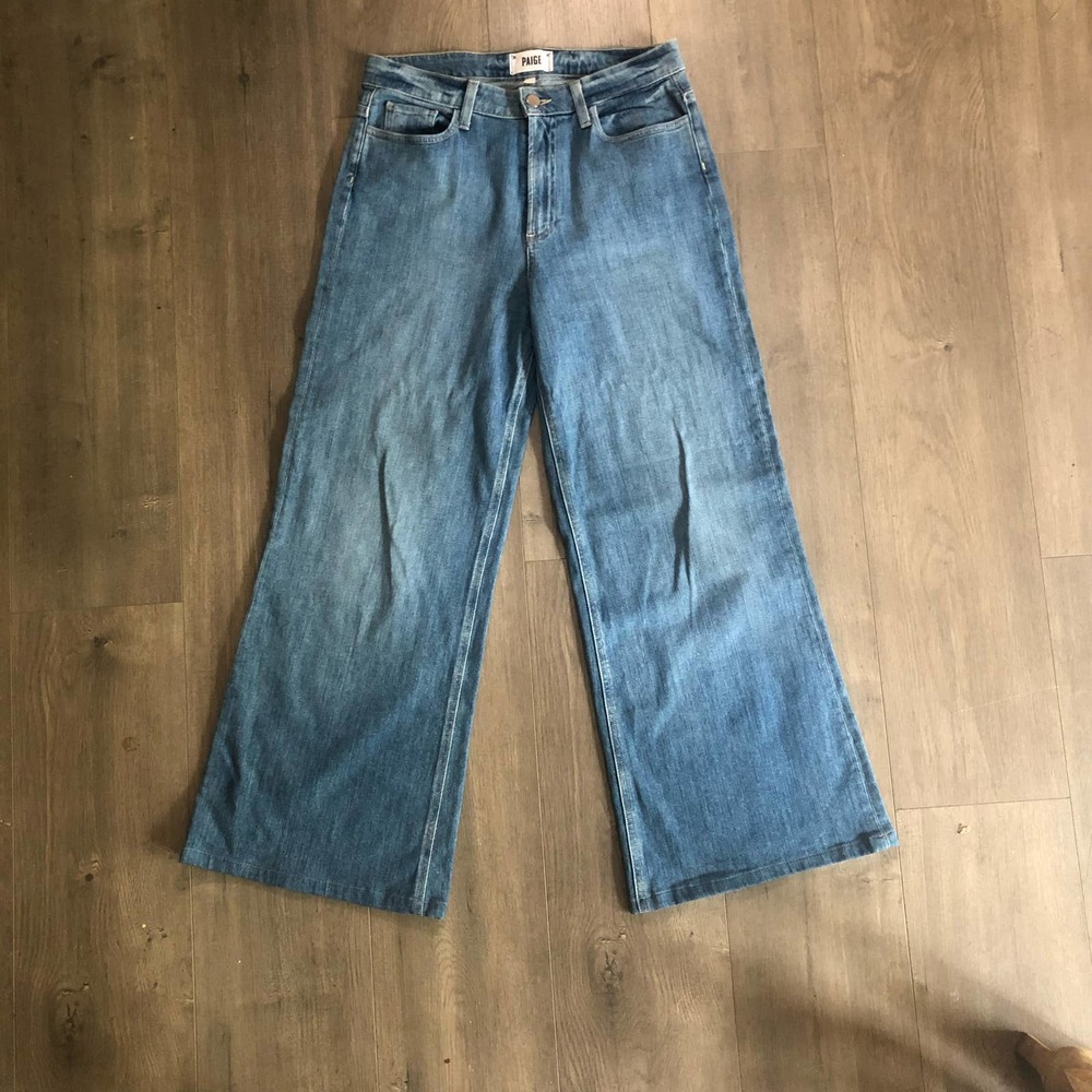 Paige Denim Kendra Sutton Wide Leg Jeans